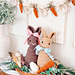 Carrots & Cottontails Garland & Napkin Rings pattern