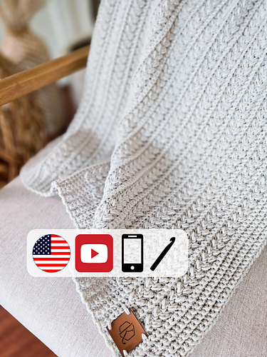 Braided Wheat Stitch™ Crochet Blanket
