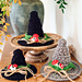 Wheat Stitch Witch Hat Trio pattern