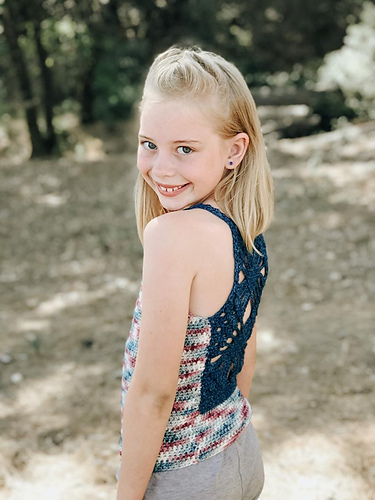 Barnas Lacy Lotus Tank Top - Danielle Layman
