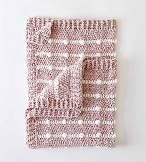 Mckay Pattern Ravelry: Velvet Dotted Lines Blanket pattern by Hannah Brown McKay