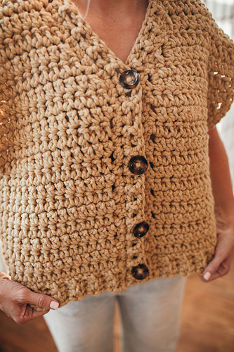 Oversized Canvas Vest photo 7