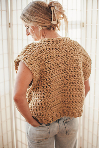 Oversized Canvas Vest photo 6