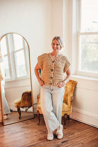 Oversized Canvas Vest photo 5