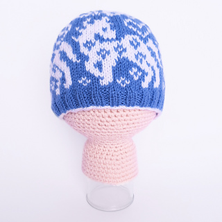 Prancing Ponies Medium Hat with Ribbed Cuff