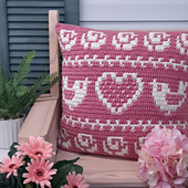 Welcome Spring Mosaic Set Pillow and Tote