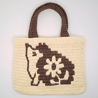 Mosaic Hedgehog Worsted Weight Tote