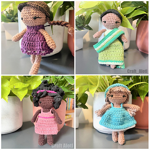 Curly Haired Naomi Doll - Pip Woodley
