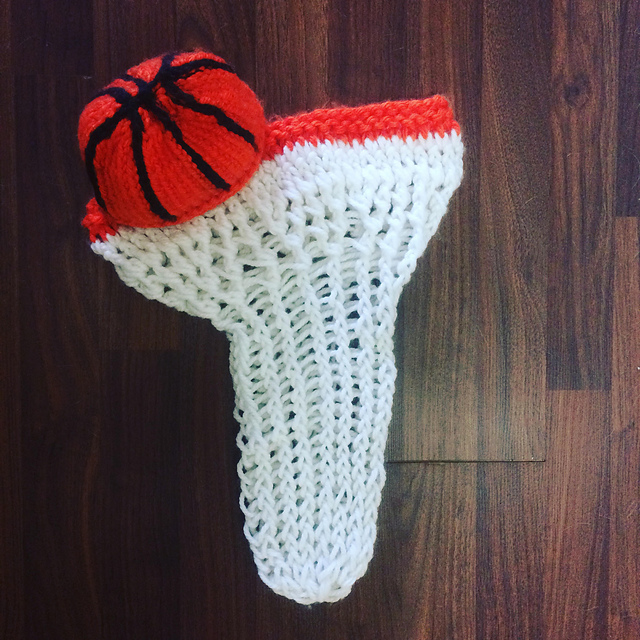 Basketball Beanie \u0026 Hoop pattern by 
