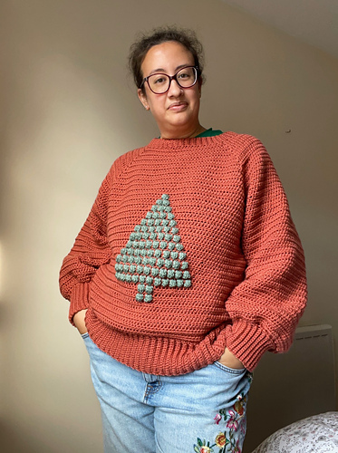 Ravelry: Christmas Tree Jumper - Adult pattern by Catherine Neil