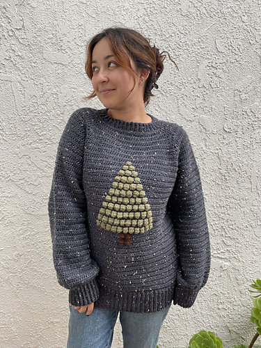 Ravelry: Christmas Tree Jumper - Adult pattern by Catherine Neil