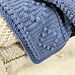 Cabled Diamond Baby Blanket by Kate Wagstaff of Crafting Friends Designs