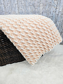 Textured Ribbon Candy Blanket crochet pattern