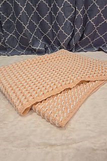Textured Ribbon Candy Throw crochet pattern
