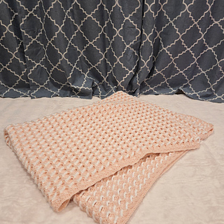 Textured Ribbon Candy Throw crochet pattern