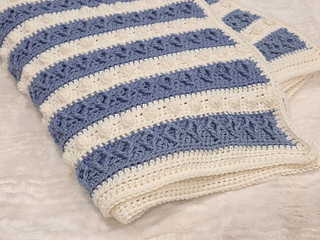 Diamond Puff Blanket crochet pattern