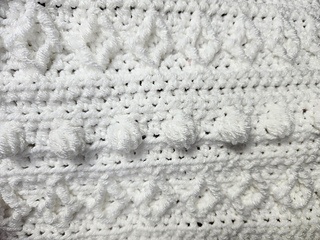 Diamond Puff Blanket crochet pattern