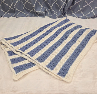 Diamond Puff Blanket crochet pattern