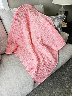 Diamond Puff Blanket crochet pattern