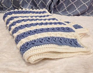 Diamond Puff Blanket crochet pattern