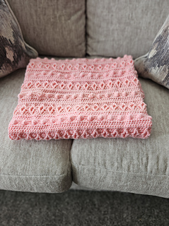 Diamond Puff Blanket crochet pattern