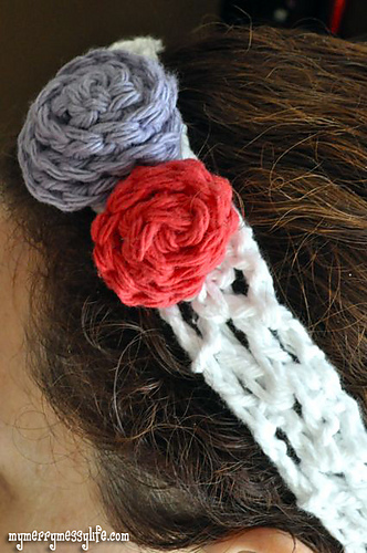V-Stitch Headband & Rosette photo 6