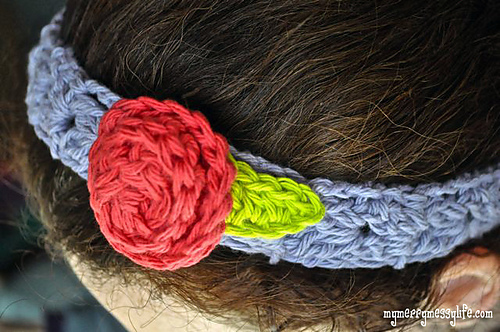 V-Stitch Headband & Rosette photo 5