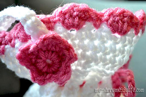 Little Girl Purse with Flowers photo 4