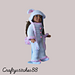 18" Doll costume, Bunny, #94 pattern