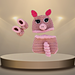 pink piggy hat, #7 pattern 