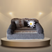 Gray Skies Cat, Dog Bed pattern 