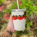 Pumpkin Spice Cold Brew Cozy pattern 