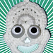 Googly Eye Smiling Skull pattern 