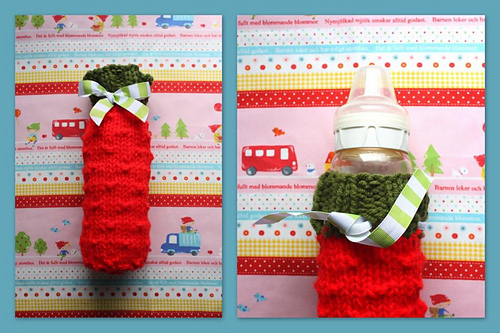 Strawberry Baby Bottle Cozy photo 3