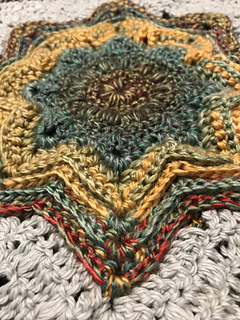 Close up to show detail of back side