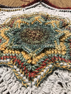 Close up to show detail of front side