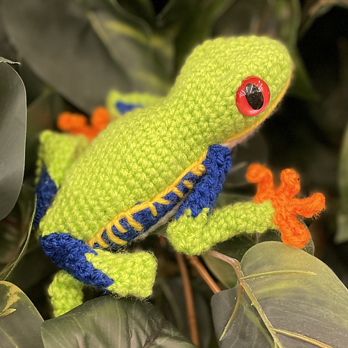 Ravelry: Ruby the Red Eyed Tree Frog pattern by Charlyn Smith