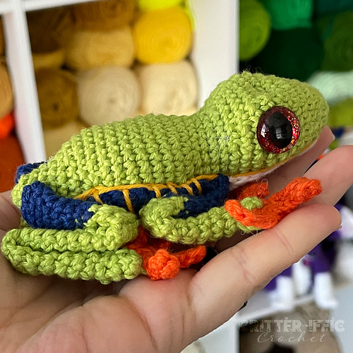 Ravelry: Ruby the Red Eyed Tree Frog pattern by Charlyn Smith