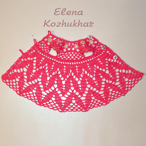 Flamingo crochet dress photo 2