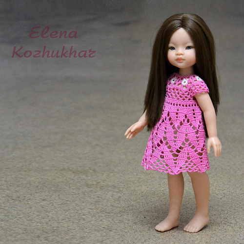 Flamingo crochet dress photo 3