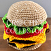 Burger Scarf pattern 