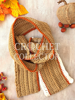 Pie Crochet Pattern Ravelry: Pumpkin Pie Scarf pattern by The Crochet Collector