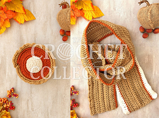 Pie Crochet Pattern Ravelry: Pumpkin Pie Scarf pattern by The Crochet Collector