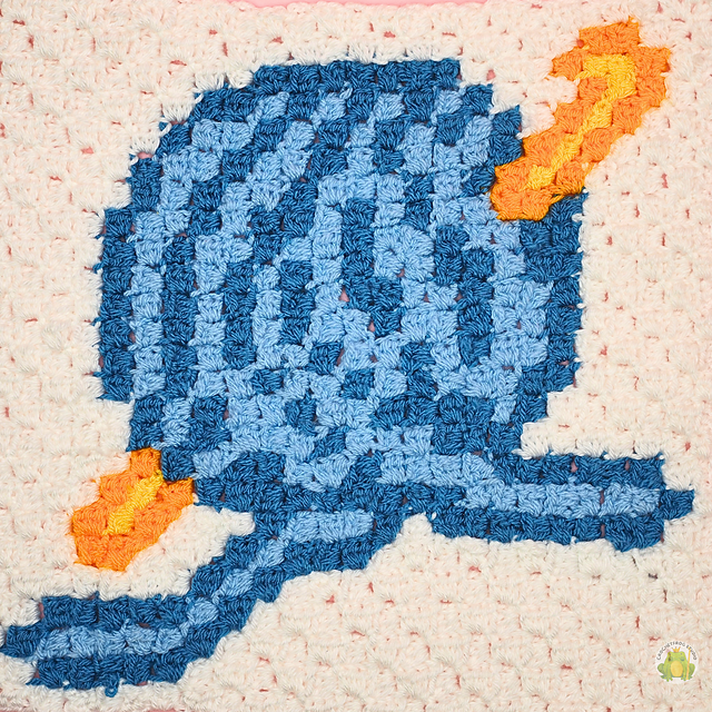 C2C Yarn Ball & Crochet Hook