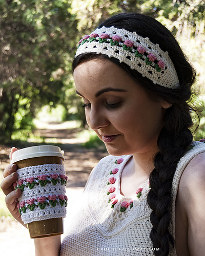 アクセサリー tuchida114 Ravelry: For the Love of Tulips Headband & Bookmark pattern by Ana