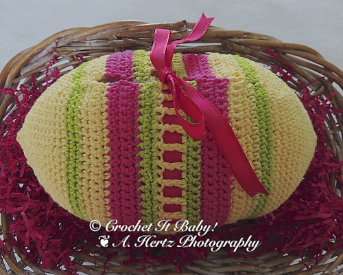 Ravelry: Easter Egg Gift Basket pattern by Crochet It Baby