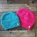 The Gracie Messy Bun Beanie pattern 