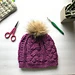 Braided Cable Beanie pattern 
