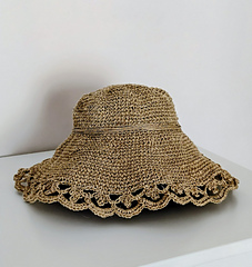 Manu Pattern Ravelry: Wide crochet brim sun hat pattern by Crochet Pattern Lab by Manu