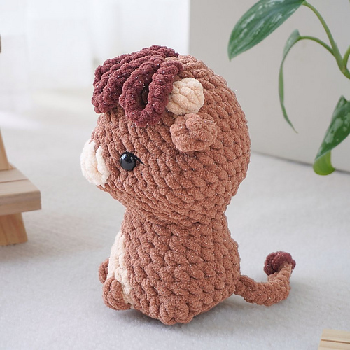 Høylandkveg Amigurumi - Jeff Ratlis